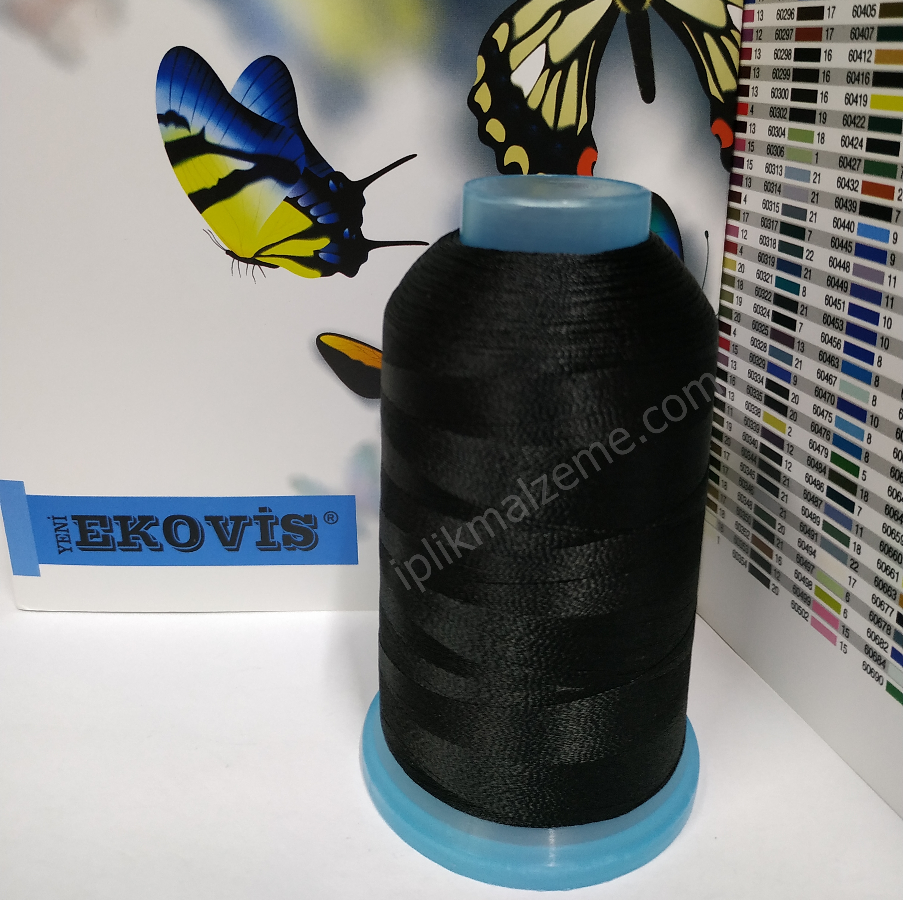 Ekovis 30 No Nakış İpliği 2500 mt Siyah